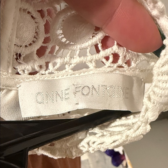 Anne Fontaine White Lace Blouse - Picture 2 of 10